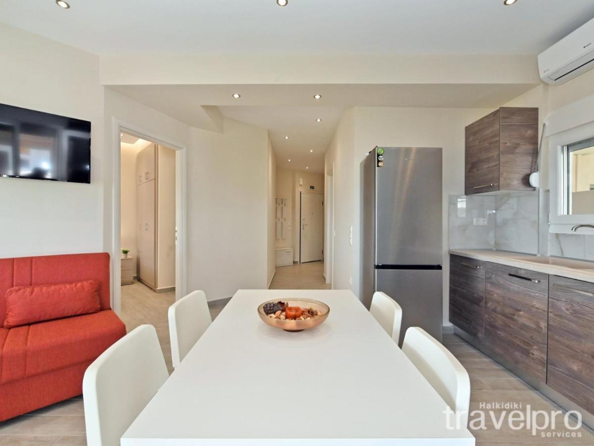 Sabbia Apartments Seafront By Rentalspro Services - Nea Moudania Halkidiki Bagian luar foto